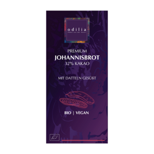 Premium Johannisbrot Schokolade mit Datteln gesüßt