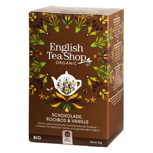 English Tea Shop - Kakao, Rooibos & Vanille, BIO, 20 Teebeutel