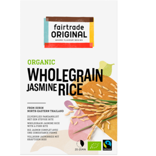 Organic Wholegrain Jasmine Rice from Surin North-Eastern Thailand