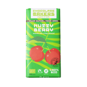 Bio Fairtrade Nutty Berry - Zartbitterschokolade aus Peru mit Acerola-Beeren und