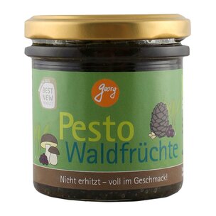 Pesto Waldfrüchte mit Wildheidelbeeren, Maronen, Steinpilzen Bio