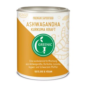 Ashwagandha Kurkuma Kraft Superfood Trinkp. Misch.