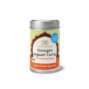 Orangen Ingwer Curry Gewürzmischung, bio, 50 g