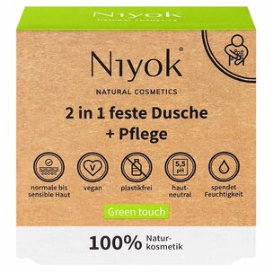 NIYOK - 2 en 1 douche solide & soin Green Touch