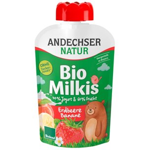 Bio Milkis Erdbeere-Banane