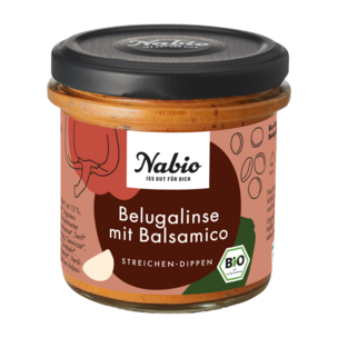 Nabio Aufstrich Belugalinse Balsamico