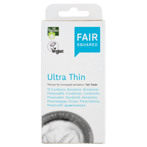 FAIR SQUARED Ultrathin Kondome 10 Stück - Fair und Vegan