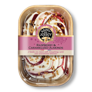 HMJ - BIO/Organic Ice Cream: Raspberry & Almonds 900ml
