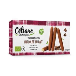 Milchschokoladen-Sticks glutenfrei