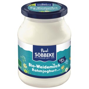 Bio Weidemilch Rahmjoghurt mild 10 % Fett
