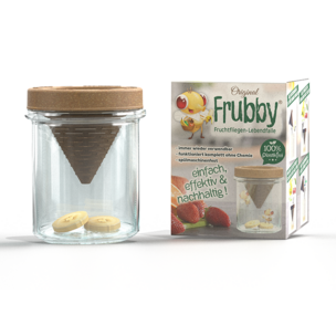 Frubby® - die erste 100% nachhaltig produzierte Fruchtfliegen-Lebendfalle