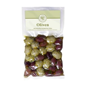 Oliven-Mix schwarz/grün mariniert