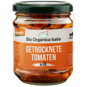 Bio Organica Italia Getrocknete TOMATEN mit Olivenöl extra nativ DEMETER 190 g
