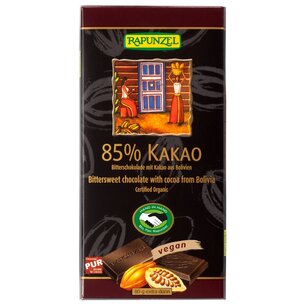 Bitterschokolade 85% Kakao HIH
