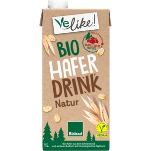 Velike! Bio H-Haferdrink Natur, vegan, Packung