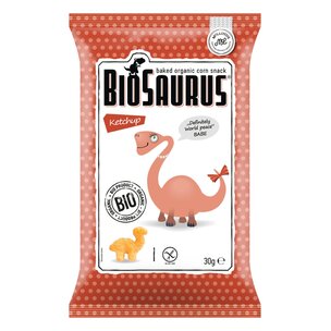 BioSaurus Bio Snack aus Mais Ketchup