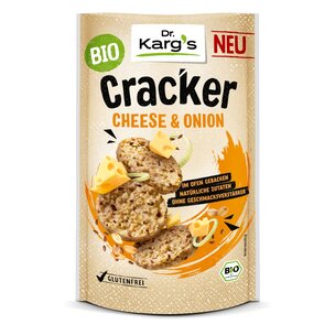 Glutenfreier Bio Cracker cheese and onion