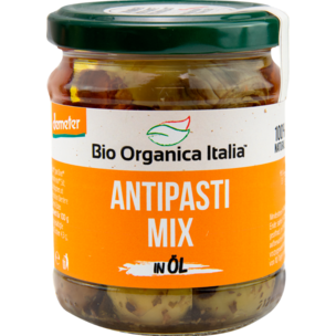 Bio Organica Italia Gegrillte Antipasti Mix mit Olivenöl nativ extra