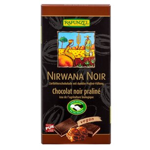 Nirwana Noir 55% Kakao mit dunkler Praliné-Füllu