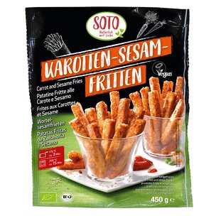 Karotten-Sesam-Fritten tiefgekühlt