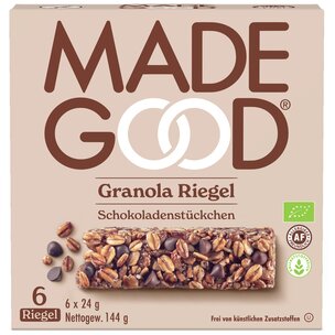 MadeGood Granola Riegel mit Schokoladenstücken 6x24g