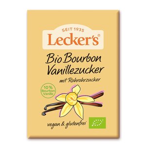 Bio Bourbon Vanillezucker mit 10% Vanille