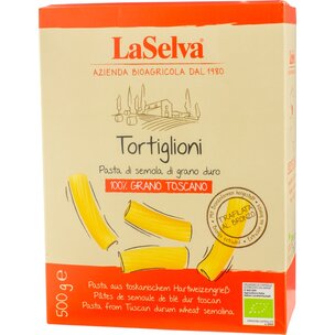 Tortiglioni - Teigwaren aus LaSelva-Hartweizengri
