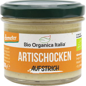 Bio organica Italia Artischoken Aufstrich 