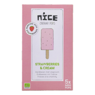 NICE Creamy Pops Erdbeere mit Sahne BIO