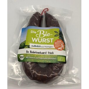 Bio Rinderknackwurst frisch
