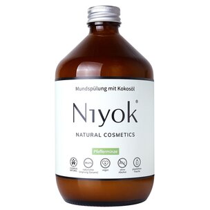 NIYOK - Bain de bouche à l'huile de coco : Menthe poivrée