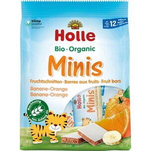 Bio-Minis Fruchtschnitte Banane-Orange