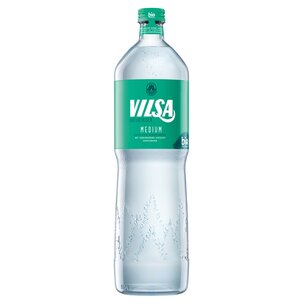 VILSA Mineralwasser Medium Glas 6x1,0l Glas MW Bio