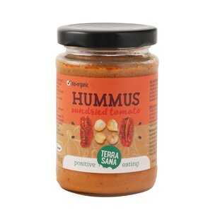 Hummus mit sonnengetrockneten Tomaten
