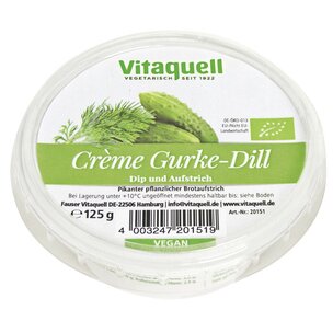 Crème Gurke-Dill Bio