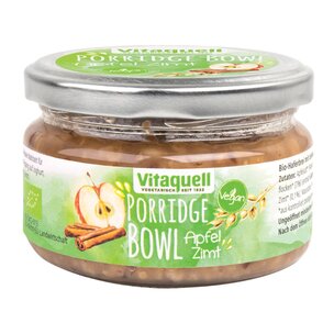 Porridge-Bowl Apfel-Zimt Bio vegan