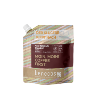 benecosBIO Nachfüllbeutel 500 ml Shampoo Energie BIO-Kaffee