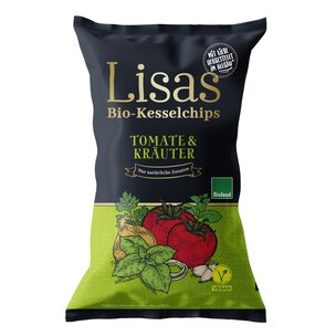 Lisas Bio-Kesselchips Tomate & Kräuter 125g