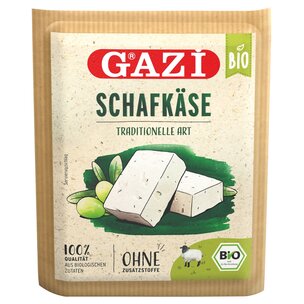 GAZi BIO Schafkäse in Salzlake gereift mindestens 50% Fett i.Tr.  17x135g