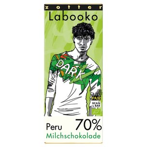 Labooko - 70% Milchschokolade Peru