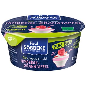 Pur Bio Joghurt Himbeere-Granatapfel