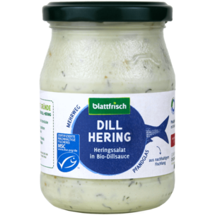 Dill Hering - Heringssalat mit Bio-Dillsauce (Pfandglas 250g)