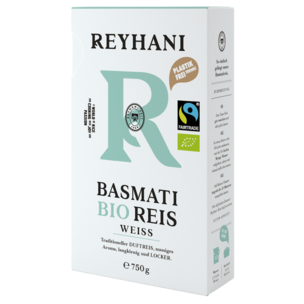 Reyhani Bio Basmati weiß Fairtrade 750g 6er Karton