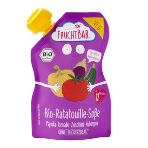 Bio-Ratatouille-Soße  Paprika, Tomate, Zucchini, Aubergine