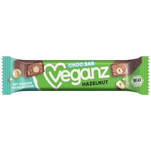 BIO Veganz Choc Bar Hazelnut 40g