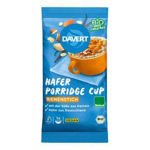Porridge-Cup Bienenstich Bioland 65g