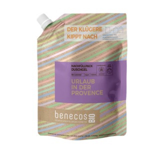 benecosBIO Nachfüllbeutel 1000 ml Duschgel BIO-Lavendel