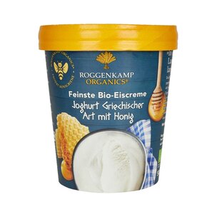 Feinste Bio-Eiscreme Griechischer Joghurt & Honig - Projekt Honigbiene