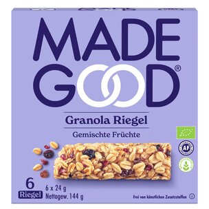 MadeGood Bio Granola Riegel Gemischte Früchte 6x24g