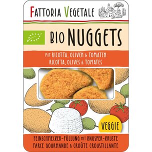 Bio Nuggets Ricotta, Olive & Tomate